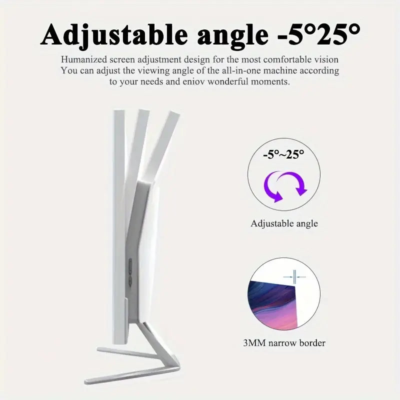 Ordinateur Tout-en-Un 24" – Intel i5, 16 Go RAM, 256 Go SSD